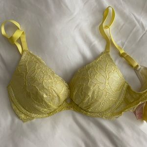 Yellow Victoria’s Secret bra